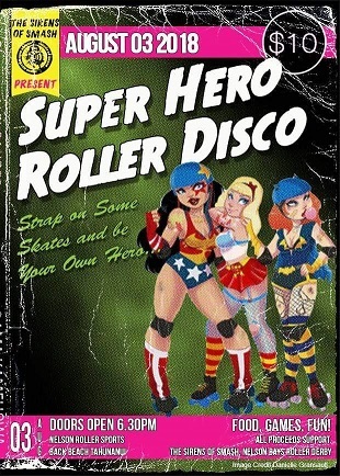 Super Hero Roller Disco - Friday 3 August 2018
